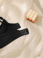 Women Smooth Seamless Underwire Bra Push‑Up Side Support Brassiere Adjustable Thin Straps Everyday Comfort Lingerie B6095
