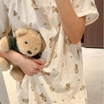 Summer New Sweet Cute Women's Loose Home Clothes Spwear Can Be Worn Outside V-ne Ort 2026 Night Wears for Women