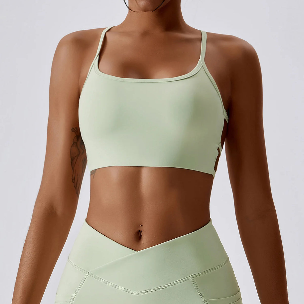 Sexy Cross Sports Bra Gym Top Women Training Running Yoga Bra Stretch Women Sports Underwear Fitness Workout Women Tank Tops