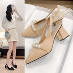 Summer New Pointed Square Heel Comfortable Casual Sandals Fashionable/Sexy Banquet Hot Selling High-heeled Sandals for Women