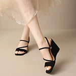Summer Square Toe Sexy Comfortable Non-slip Wedge Sandals Fashion NewCasual Sandals for Women