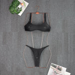 2026 Female Bikini Set Black Biquini Bathing Suit Thong Push Up Bikinis Sexy Women Swimsuit Swimwear Swimming Suits Beachwear