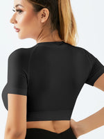 Summer Women T-shirt Sportswear Woman Gym Tank Top Sports Yoga T-shirts Women Clothing Top Female Yoga Sporty Tops