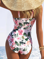 Sexy Black Striped Swimwear Women 2026 Pleate Push Up Tummy Control One Piece Swimsuit Large Size Beach Bathing Suit Monokini