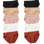 10Pcs/Set Seamless Panties Women Low Rise Panties Sports Briefs Underwear Comfort Underpants Female Sexy Lingerie