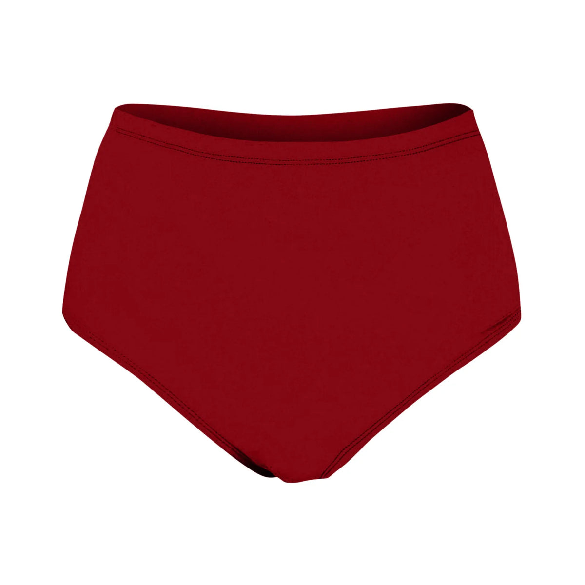 Women's Panties High Waisted Bikini Bottoms Swimsuit Mid Waist Bathing Suit Swim Briefs Proof Side Leakage Menstrual Underwear