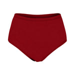 Women's Panties High Waisted Bikini Bottoms Swimsuit Mid Waist Bathing Suit Swim Briefs Proof Side Leakage Menstrual Underwear