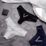 Thin Sexy Girls Panties Lace G String Seamless Women Briefs Thong Hollow Out Underwear Transparent Female Low Waist Lingerie