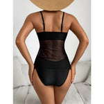 Summer Swimwear for Women Tankini Sets Swimsuit Vintage Padded Mesh Bathing Suit Print Beachwear Female Women's Swim Wear 2025