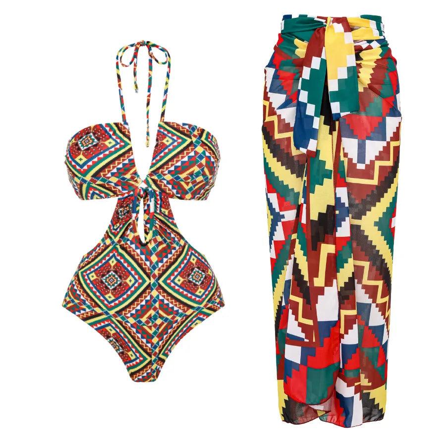 2026 New Arrival Push Up Women Bikini Set Floral Printed Ruffle Bikinis Strappy Bandage Swimwear Brazilian Biquini Bathing Suit