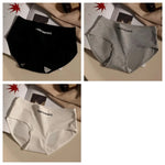 3Pcs/Set Women Soft Cotton Panties Mid Waist Briefs in Warm Tan Minimalist Intimates Breathable Stretch Underwear Size M-2XL