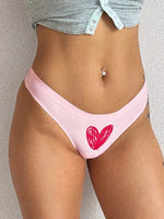 Sexy Thong Women Underwear Briefs Panties Dog Heart Banana Seamless Low Rise Yoga G String Bikini Girls Female Panty
