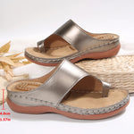 Lightweight Clip Toe Wedge Heel Slippers Women Plus Size 43 Thick Bottom Casual Sandals Woman Outdoor Platform Summer Sandles