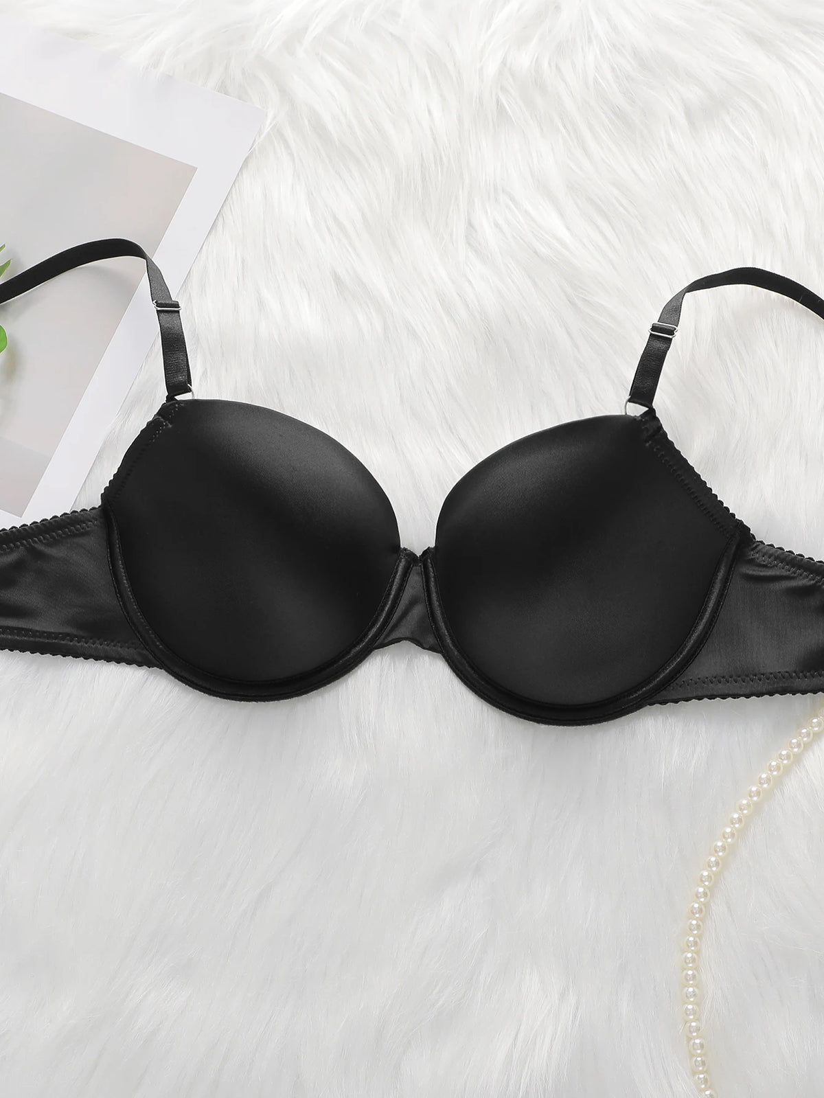 The Best-selling Sexy Gathering Solid color bra underwear with adjustable waist circumference Two-piece Women Underwear Set 2374