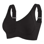 Support Bra Yoga Underwear Wireless Push-Up Bra Natural Lift Seamless Vest Type Straps Wire-Free Full Coverage Bra