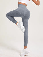 Retro Stone Wash Sportswear Woman Gym Yoga Pants Distressed Seamless High WaistWomen Sports Leggings Tummy Control Squat-Proof