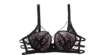 Summer Christmas Lingerie Set Red Lace Bra Lightweight Low Back Support Comfort Bralette Pure Desire AU Sizes MOYISU Sexy Tushy