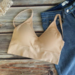 Women Tube Top Seamless Bra Crop Top Solid Color Sports Sexy Lingerie Active Bra Tops Underwear With Removable Pads