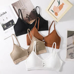 Sexy Non-wire Bras For Women Seamless Underwear Tube Tops Hollow Bras Push Up Sexy Lingerie Female Bandeau Bras Top