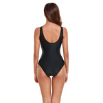 Woman's Athletic Sport One-piece Bathing Suit Black Cut Out Swimwear Swimsuit Beach Wear Monokini Slim Backless Bodysuit Summerr