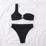 Sexy Seashell High Waisted Bikini 2026 Women Swimsuit Two Pieces Swimwear Female Bikinis Set Neon Green Bathing Suits Biquini