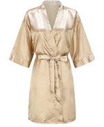 Luxury Bridal Short Robe Wedding Day Diamond Feather Dressing Gown Silk Satin Whi