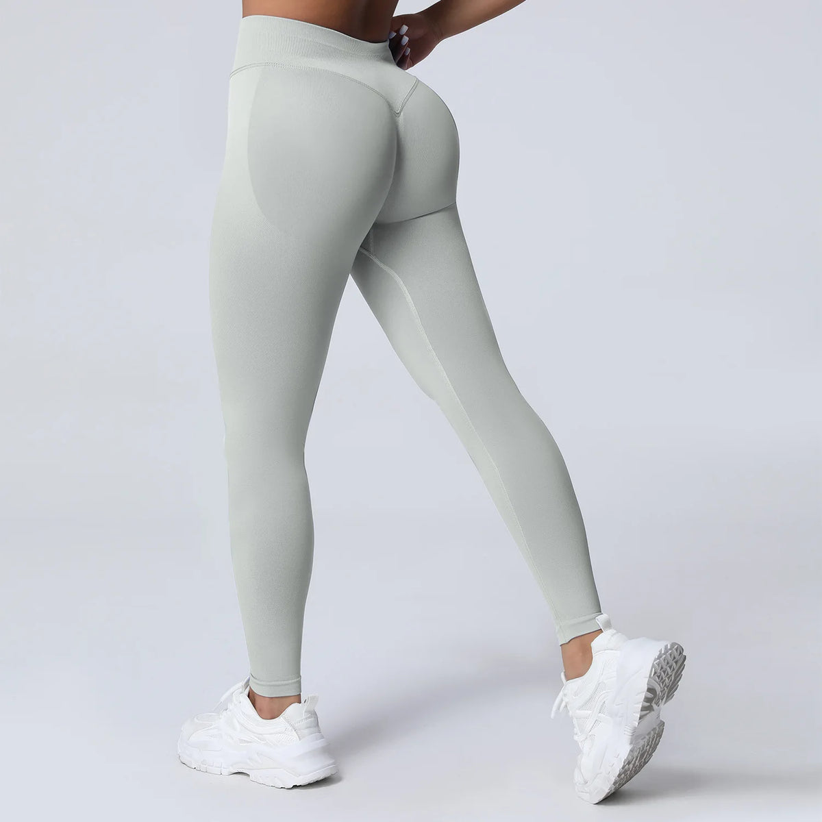 STOUREG NO LOGO Women Yoga Tights Low Waisted Scrunch Bum Joggers Fitness Biker Pants Workout Running Seamless Leggings