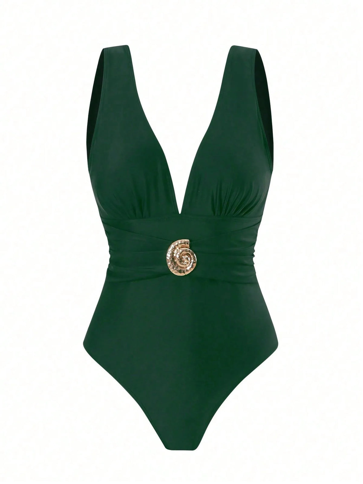 Vintage Green Deep V Neck One Piece Swimsuit 2025 Women Sexy Mesh Long Skirt Swimwear Set Beach Bathing Suit Holiday Monokini