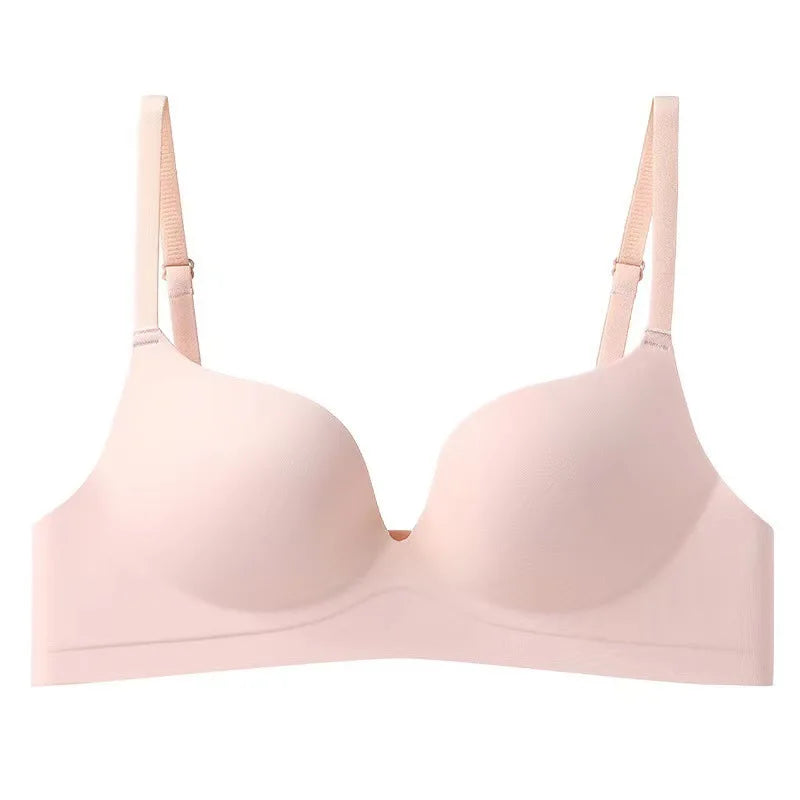 Push-Up Bras Seamless Underwear Women Gathered Small Chest Bralette Sexy Lingerie Without Steel Rings Comfort Breathable Bra
