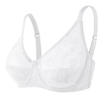 Ultra Thin Plus Size Womens Underwire Support Bra Adjustable Straps No Padding Comfort Leisure Sexy Brassiere