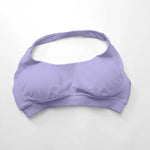 NCLAGEN Women Seamless Halter Sports Bra High Support Push-up Open Back activewear Gym Tank Top Fitness Yoga Workout Brassiere