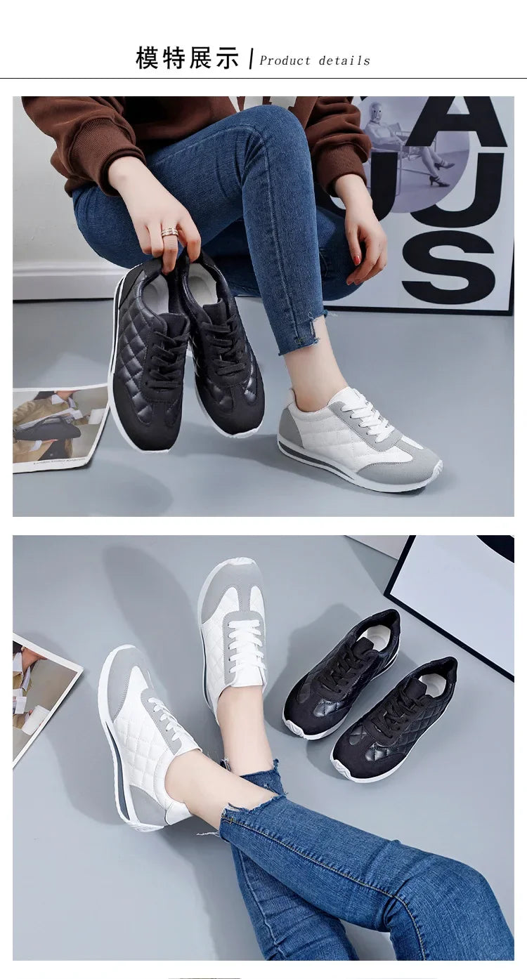Women's Sneakers Fashion Ladies Vulcanize Shoes Outdoor Running Walking Female Shoes Comfort Lightweight Sneakers