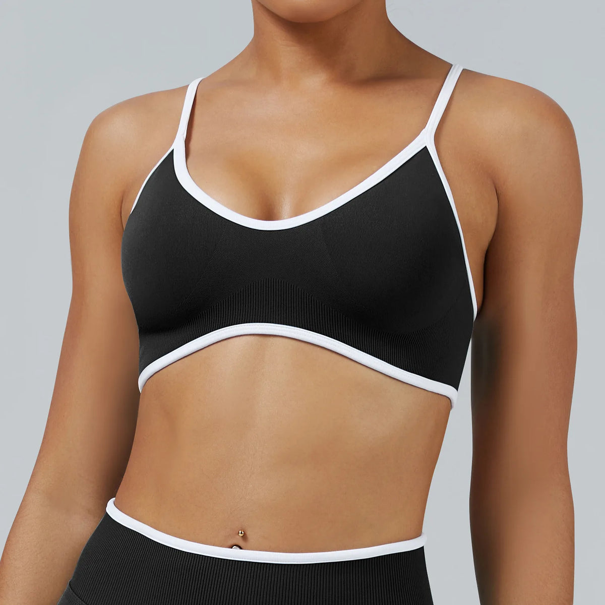 High Strength Sports Bra Seamless Yoga Top Women Fitness Gym Active Wear Back Cross Workout Push-up Fitness Running Underwear