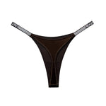 Sexy Panties Women Thongs Rhinestones G string Letter Diamonds Sports Thong Low Waist Briefs T-back Fitness Size S-XL