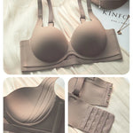 Comfortable Bra Seamless Bra Women's Large Cup Anti-sag Comfort Bras Soft Underwire SupportBreathable Bra 2025