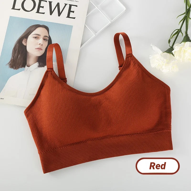 Sexy Seamless Brassiere Bras For Women Full Cup Breathable Bralette Wire Free Sleep Bra Tube Top Sports High Quality