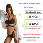 Cosplay Sex Leather Bondage Kit BDSM Restraints Fetish Erotic Sex Toys Couples Women Bandage Slave CollarsHandcuffs Adult Game