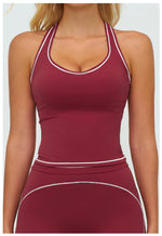 Woman Yoga Tank Top Gym Clothes Removable Chest Pad Fitness Bra Workout Halter Top Activewear Sexy Pilates Sports Vest Underwear