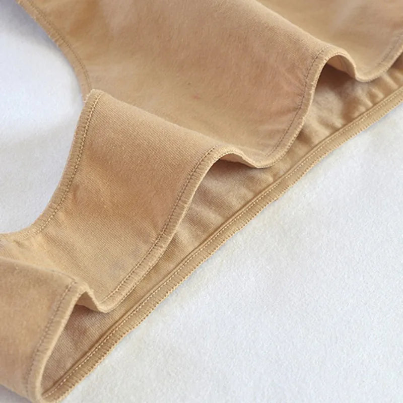 4Pcs/Set Cotton Panties Women Low-Rise Thong G-string Solid Breathable Stretchy Underwear Ladies Sexy T-back Lingerie M-XL