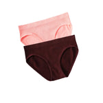 2Pcs/Set Seamless Panties Women Briefs Panty Low Rise Bikini Sexy Underwear Female Full Coverage Underpants Lingerie Panty