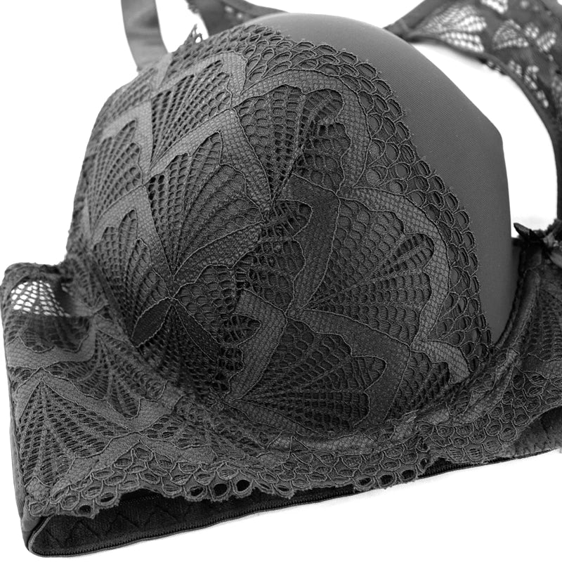 Beauwear Racer Back Lace Bras for Women Plus Size Molded Cup Bra Underwire Bra no Pad
