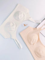 Trim T-Shirt Bra Women's Ultra Thin Wirefree Low Cut Support Seamless Invisible Cover Autumn Slimming Large Chest Comfort S-2XL