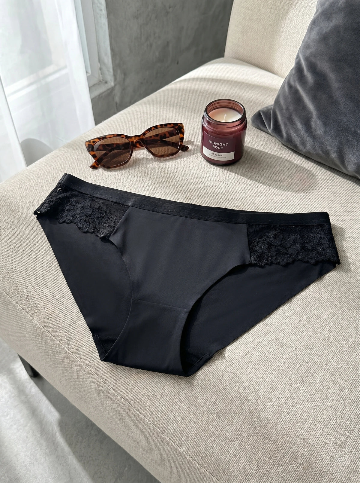 Women Plus Size High Waist Lace Panties 1XL-3XL Tummy Control Butt Lift Briefs Sexy Seamless Underwear Z2516