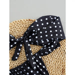 Sexy Polka Dot Bikini 2025 Women Swimsuit Two Pieces Swimwear Female Thong Bikinis Set Summer Bathing Suits Brazilian Biquini