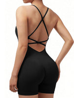 Yoga Sets Gym Jumpsuits Women Sports Overalls Active Wear Fitness Clothing Workout Clothes for Women Short Outfits