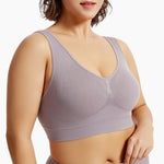 Seamless Sports Bras For Women Push-Up Bra Female Breathable Brassiere No Pads Bralette Solid Color Crop Top Sexy Lingerie S-5XL