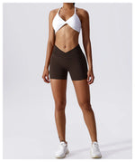 Summer Seamless High Waist Yoga Shorts Elasticity Sports Leggings Women Breathable Cycling Shorts Buttock Lift Gym Shorts Women