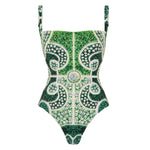 2Pcs Printed Swimsuit Women Sexy Swimwear New Bikini With Long Skirt Female Biquini Push Up Swim Suit Bodysuit Beachwear CoverUp