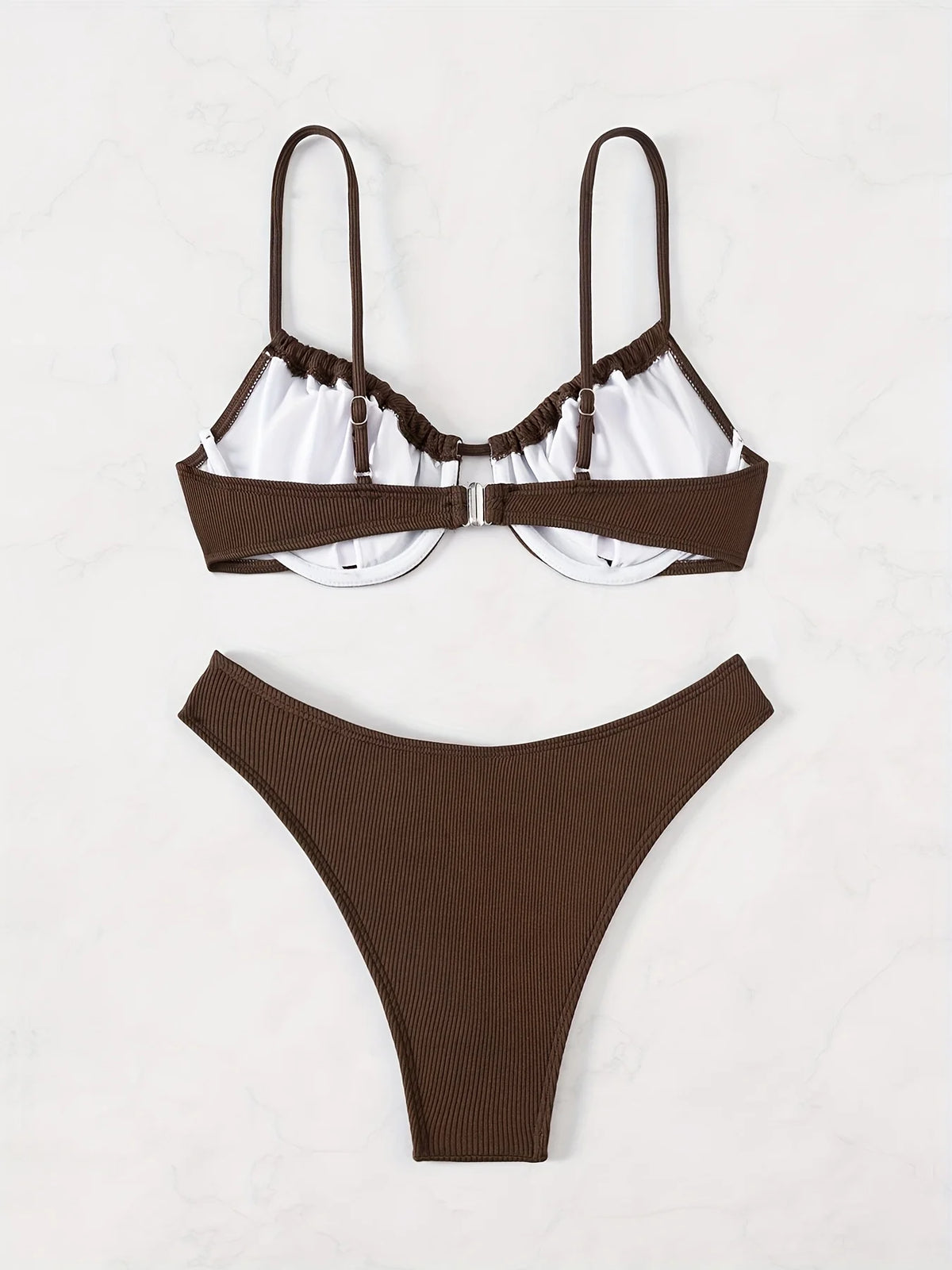 ZTVitality Sexy Solid Underwire Bikinis 2025 New Arrival Two- Piece Push Up Swimsuit Women's Swimwear Summer Beachwear Biquini