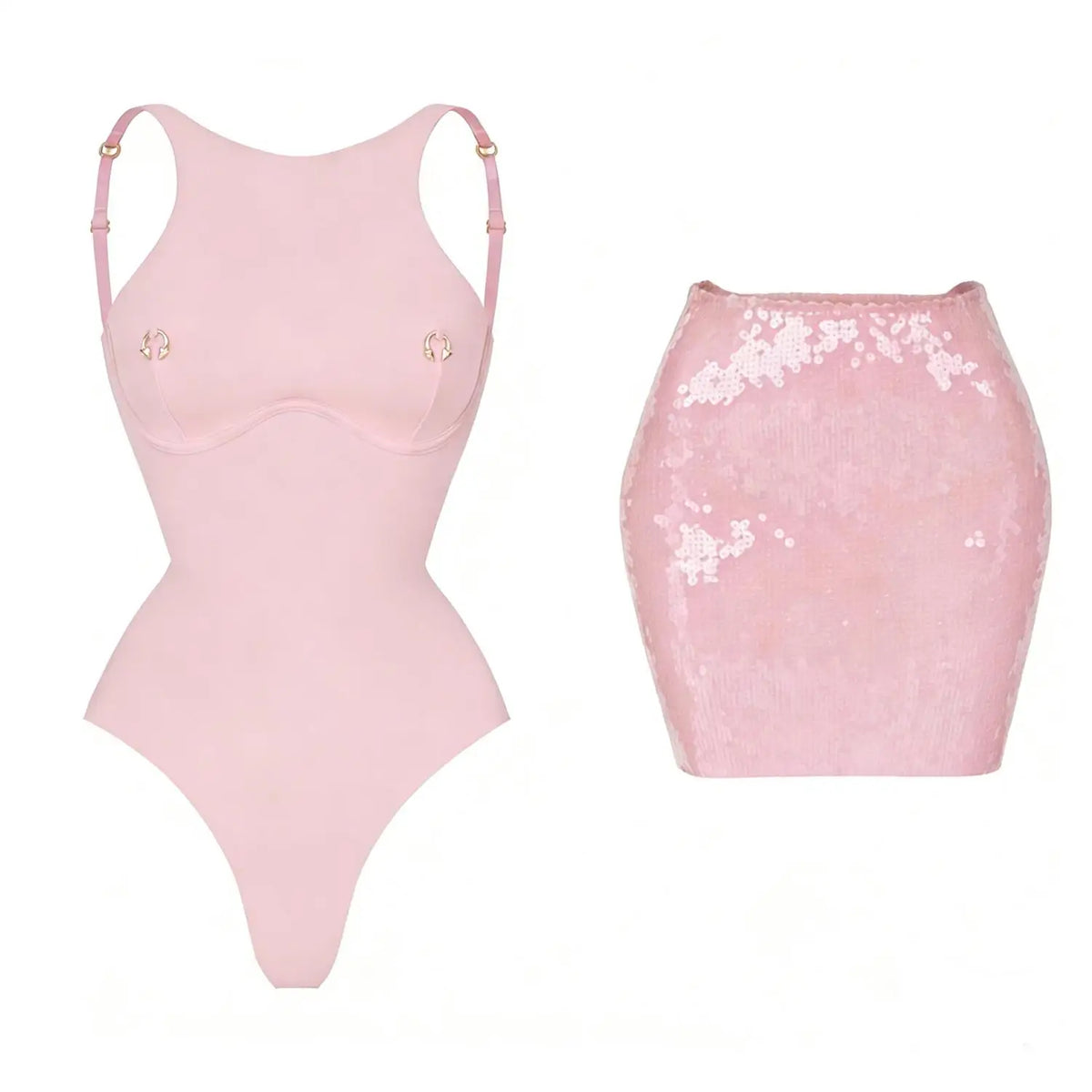 2026 2Pcs Sexy Women One Piece Swimsuit Female Swimwear Solid Biquini High Cut Monokini Push Up Swim Suits Bathingsuit Beachwear